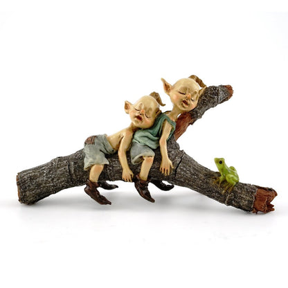 Parte Superior Collection - Estatua de Troncos de árbol de Hadas y terrario en Miniatura, tamaño pequeño