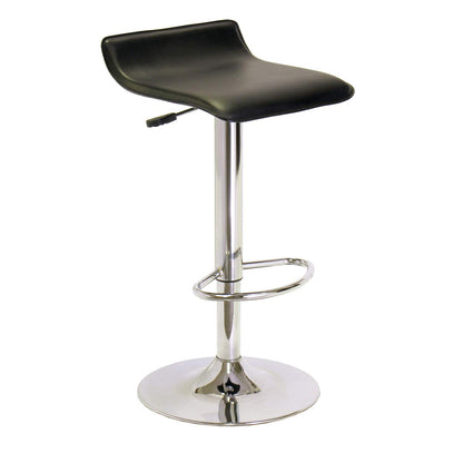 Winsome Spectrum ABS Airlift Swivel Stool, Faux Leather