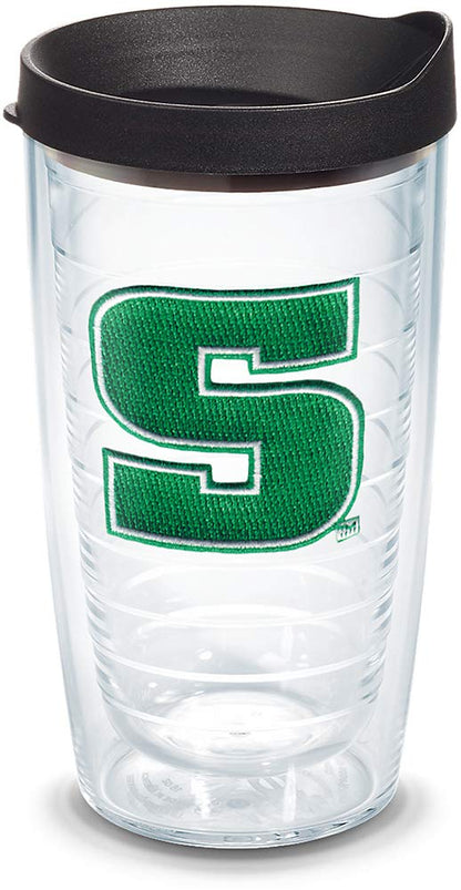 Tervis Vaso con Tapa, Diseños de Equipos Universitarios NCAA - Slippery Rock Univ - 473,18ml - Transparente