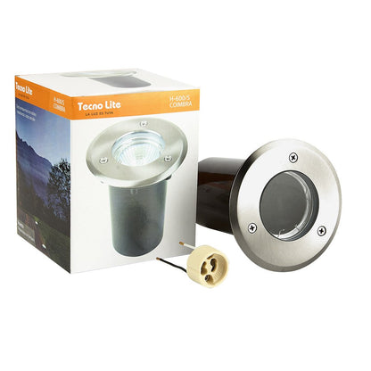 Tecnolite Lámpara Sumergible para Exterior IP67, Foco MR16 50W - 1 Unidad (Paquete de 1) - Satinado