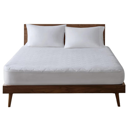 Sleep Philosophy - Cojín de colchón para Cama Individual XL, Protector de colchón de algodón, Funda de Cama Acolchada clásica de Nube, Totalmente Natural, Transpirable, Bolsillo Ajustable para hasta
