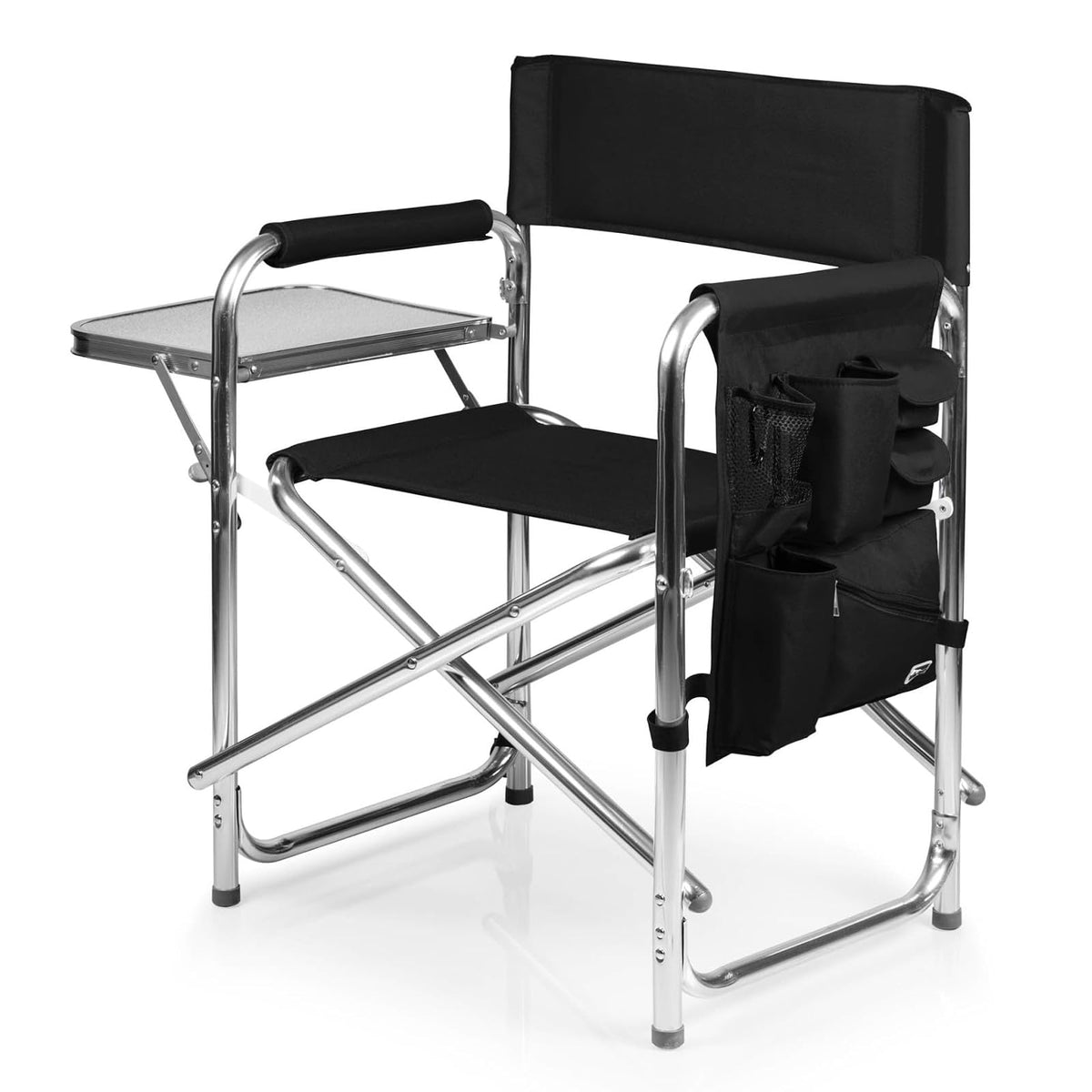 Picnic Time Silla Plegable para Exteriores - Negro -