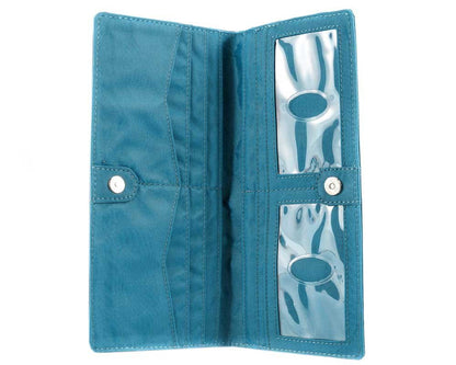 Big Skinny - portafolios delgada para mujer, con capacidad para hasta 40 tarjetas
