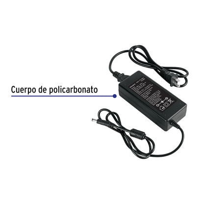 Volteck CTV-125FA, Fuente de Alimentación 12 V 5A para CCTV
