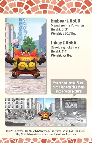 Pokémon TCG: Lumiose City Mini Tin Emboar/Inkay