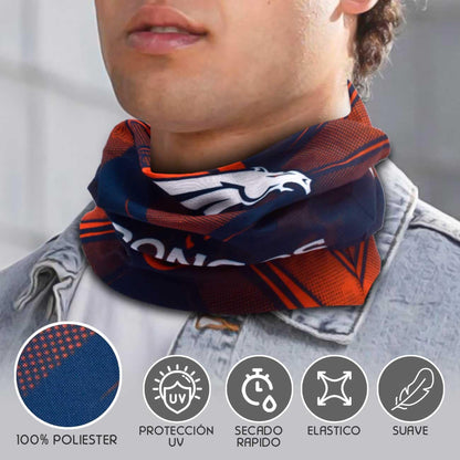 NFL Bandana Broncos Unisex Adulto, Color Azul, Unitalla