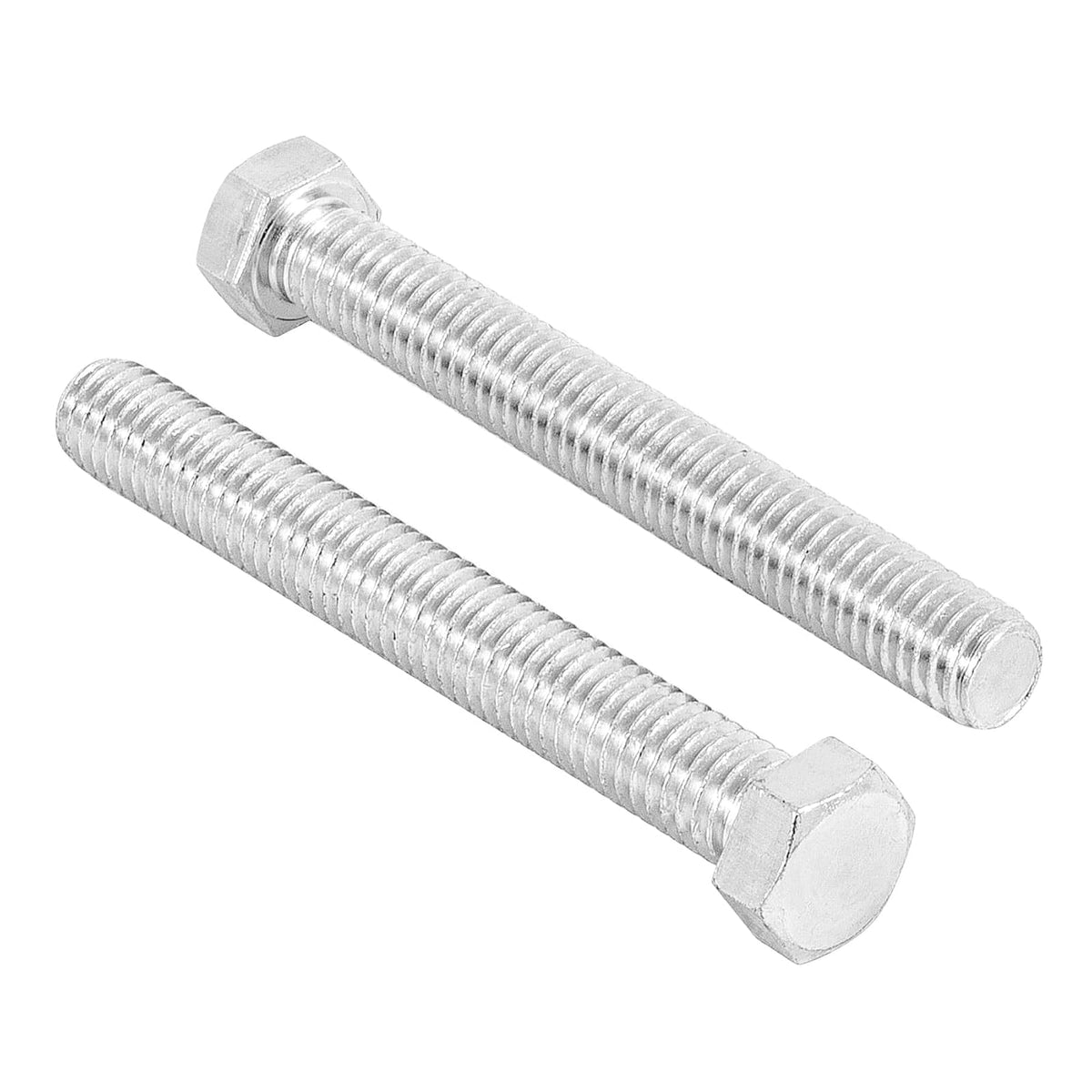 Fiero Tornillo Tipo Máquina Acero Galvanizado, Cabeza Hexagonal, 30 Piezas - 7 - 16 x 2 1 - 2"