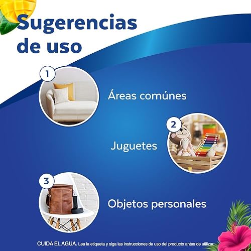 Lysol Desinfectante Antibacterial para Superficies Fragancia Mango & Hibiscus 538g g