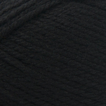 Lion Brand Yarn Basic Stitch - Hilo de punto antibolitas, hilo para ganchillo, 1 paquete, color negro