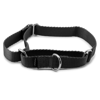 PetSafe Collar Martingale para Perro, Ajuste Antiescape - MEDIUM (NYLON WIDTH 3 - 4") - NEGRO