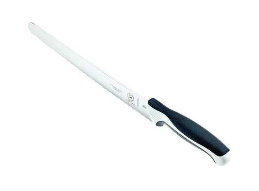 Mercer Culinary Millennia Products, Blanco, 10-Inch Wide Wavy Edge Bread Knife, 1