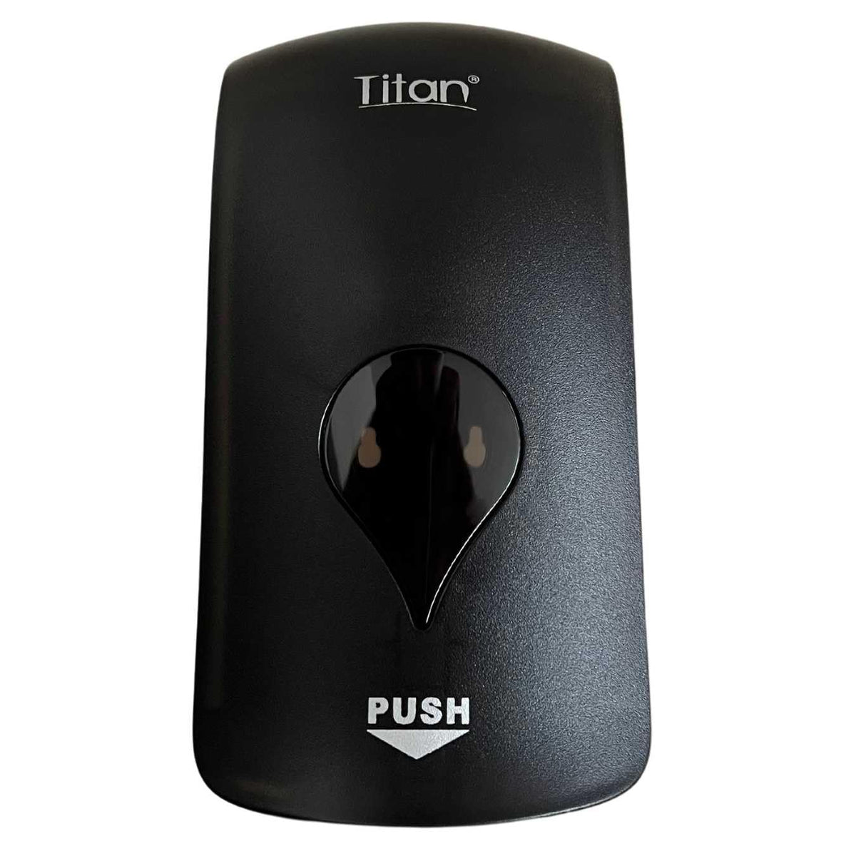 Titán Gustamar Jabonera Empotrable a la Pared para Baños Públicos/Dispensador de Jabón Líquido para Manos o Gel Antibacterial G-1688F1, Color Negro