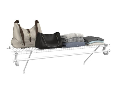 ClosetMaid 5631 SuperSlide Kit para estantería con Barra de Armario, 4 Pieds x 30,48 cm