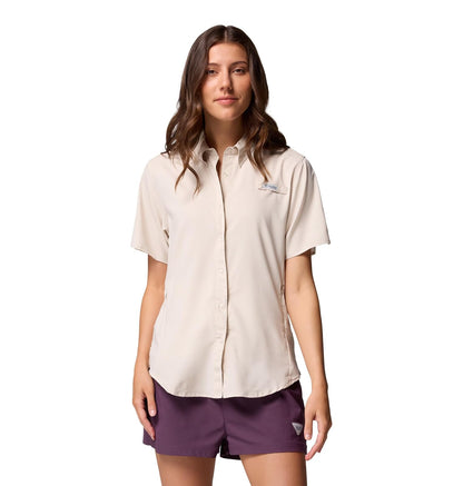 Columbia PFG Tamiami II Camisa de Manga Larga para Mujer - Piedra oscura - XXL