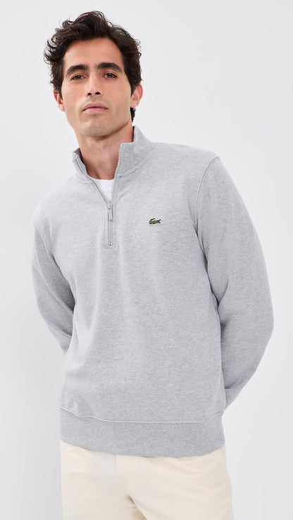 Lacoste Core Collection Regular Fit Classic Zip Up Mock Neck Sweatshirt Sudadera Hombre