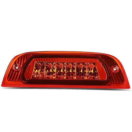 DNA Motoring Luz de Freno LED de Tercera Cola, Rojo, 3BL-JLIR02-LED-RD [compatible con Jeep Liberty 02-07]