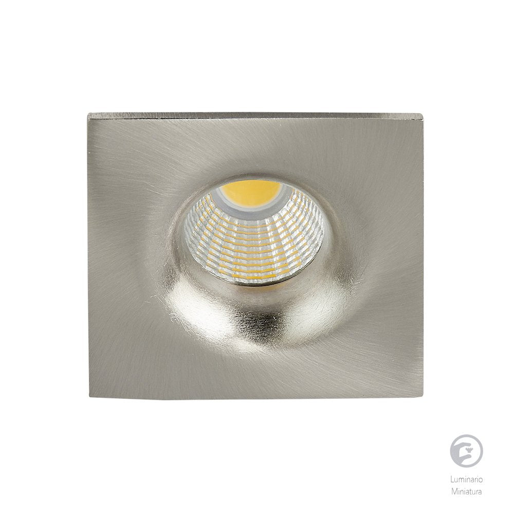 Tecnolite Lámpara de Interior LED para Empotrar YDCLED-315/S, 4 W, Luz Cálida Brillante, Satinado | Luz Cálida Brillante, Para Interior
