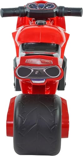 PRINSEL | Moto Correpasillos | Montable para Niños | Motocross Premium | Rojo | De 2 a 4 Años, Diseño Moderno y Realista, Ruedas Anchas | Artículos para Niños