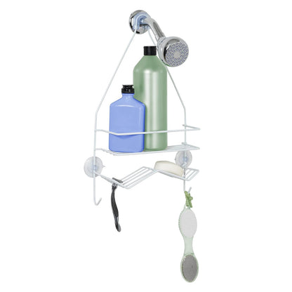 Zenna Home Zenna HomeOver The Shower - 2 estantes, Color Blanco, 2 estantes, Color Blanco