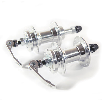 Maza BENOTTO 36x36B Rueda Libre Alumnio con Bloqueos Compatible Disco Rotor Plata GL-B10 (2 Piezas)
