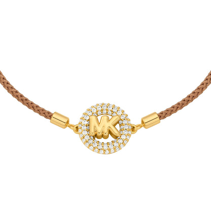 Pulsera de cordón de Michael Kors para mujer con logo de cristales, MKJ8622710