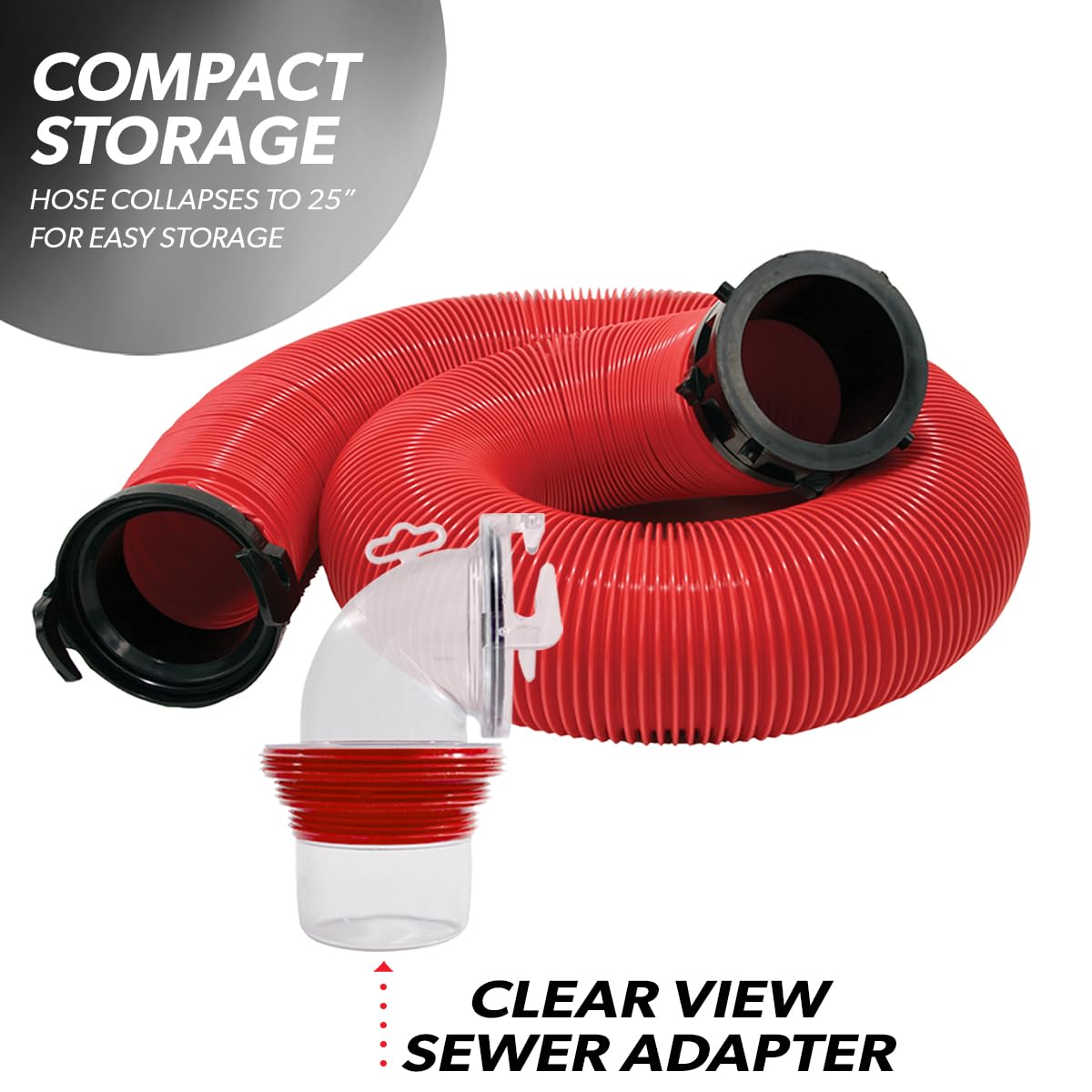 Valterra D04-0114 EZ Coupler Bayonet Sewer Hose Kit - 10'