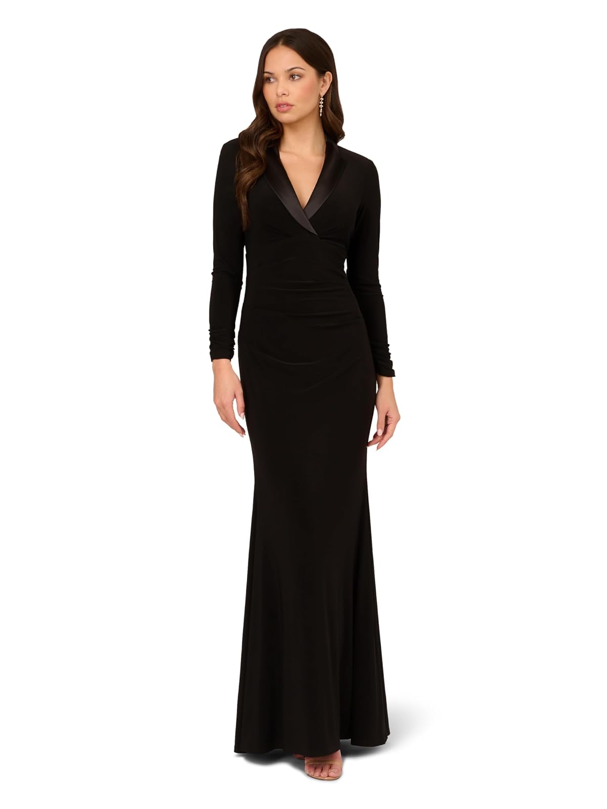 Adrianna Papell Vestido Largo de Esmoquin Vestido para ocasión especialMujer