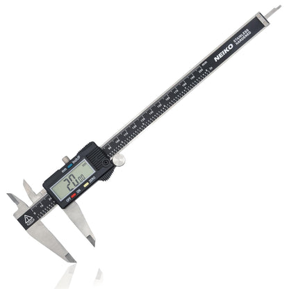 Neiko Calibrador Digital Vernier de 6 Pulgadas, Acero Inoxidable - 20,32cm - Calibrador digital
