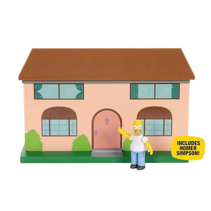 Jakks Pacific – Los Simpsons – Set de Juego – Sala Familiar de Los Simpsons – Incluye a Homero Simpson - Licencia Oficial