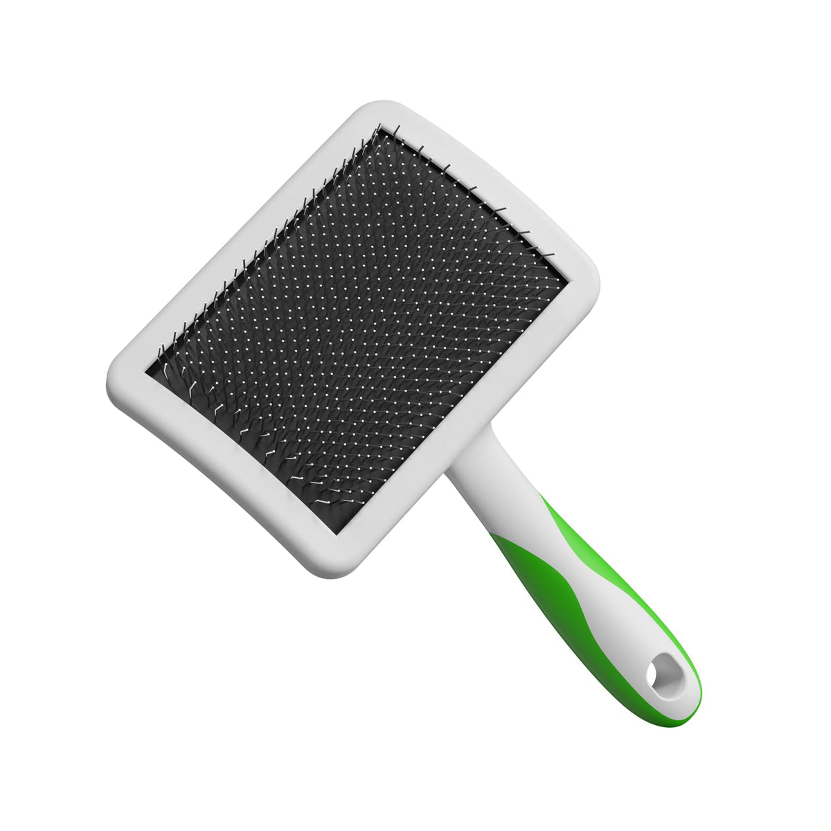 Andis Cepillo Autolimpiable 68540 | Grande, verde, para todas las razas, reduce desprendimiento, elimina enredos, cerdas de acero inoxidable