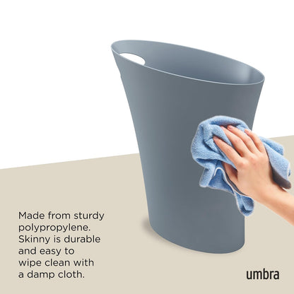 Umbra Skinny Bote de Basura, Azul pizarra