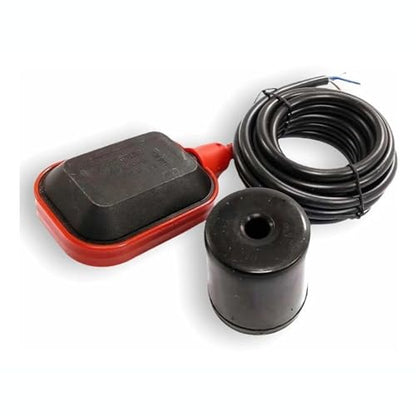Igoto Pump FPS-3 Flotador con Contrapeso de 3 m, Color Negro y Naranja