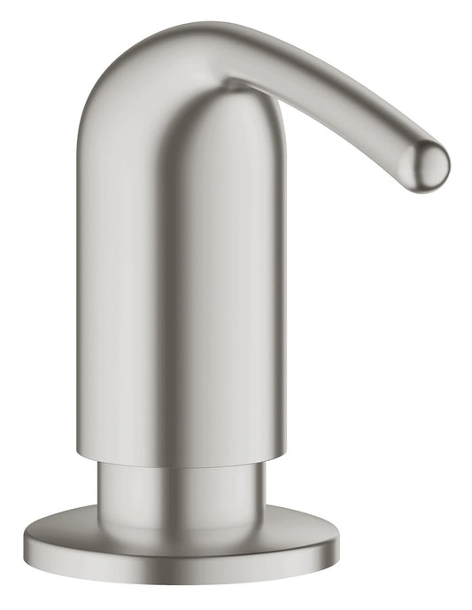 GROHE 40553DC0 Zedra Dispensador de jabón/loción, Super Steel