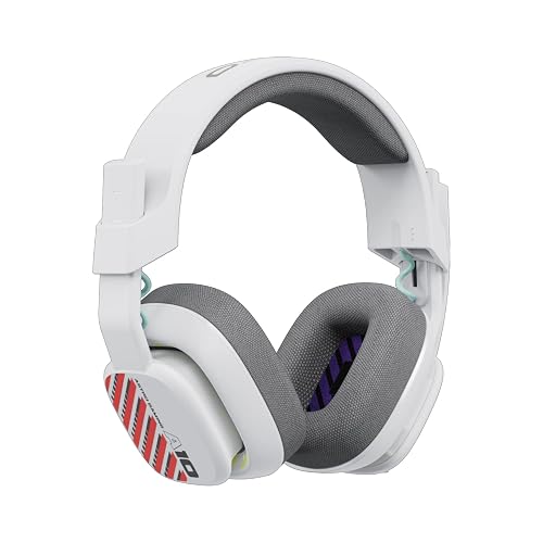 Astro Gaming A10 Audífonos Gen 2 con Cable - Audífonos Over-Ear para con micrófono volteable para silenciar, transductores de 32 mm, compatibles con Xbox, PC - Blanco