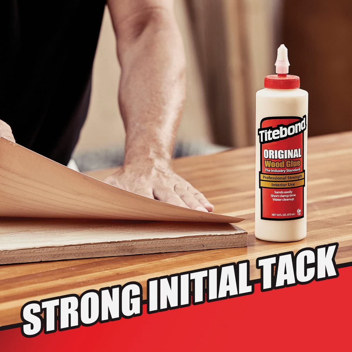 Titebond 5066F - Pegamento original para madera, galón, amarillo