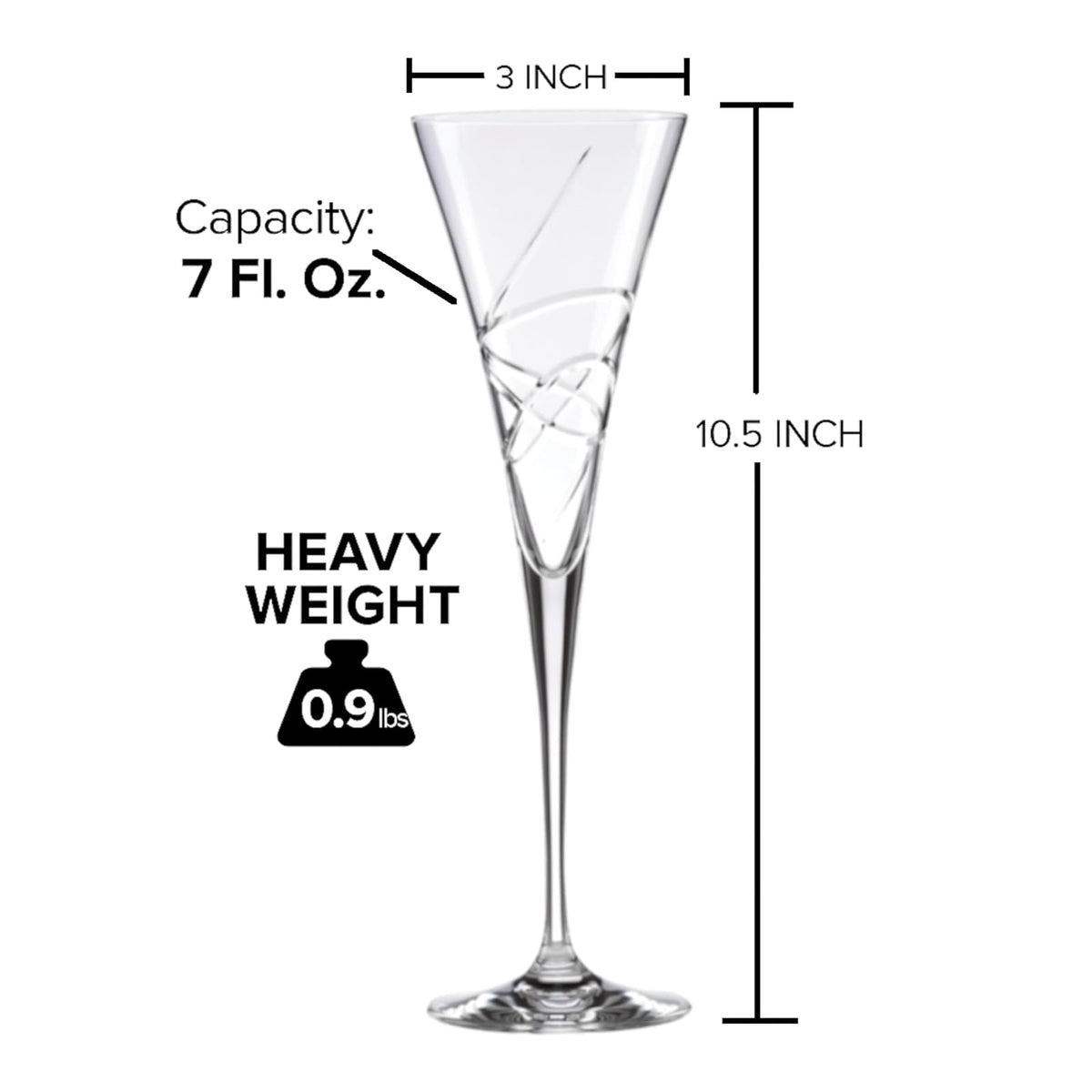 Lenox Adorn Toasting Flute, Clear, Set of 2