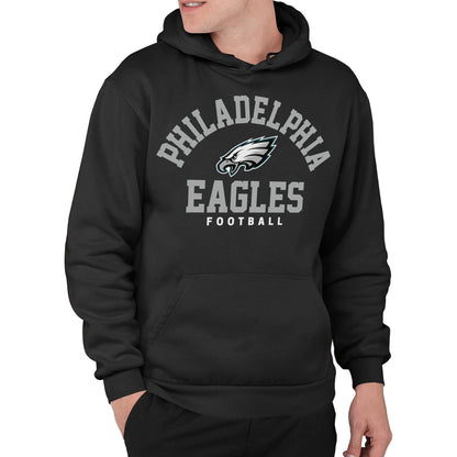 Junk Food Philadelphia Eagles NFL Classic Team Logo Sudadera con Capucha Sudadera con Capucha Unisex Adulto