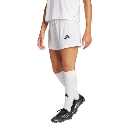 adidas Squadra 25 Shorts Deportivos de Fútbol para Mujer - XS - blanco - blanco - negro