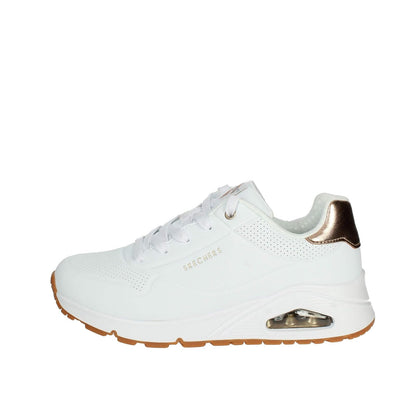 Skechers Uno Gen1 Color Surge Tenis para Niña - 20.0 cm - Blanco - orquídea flyaway