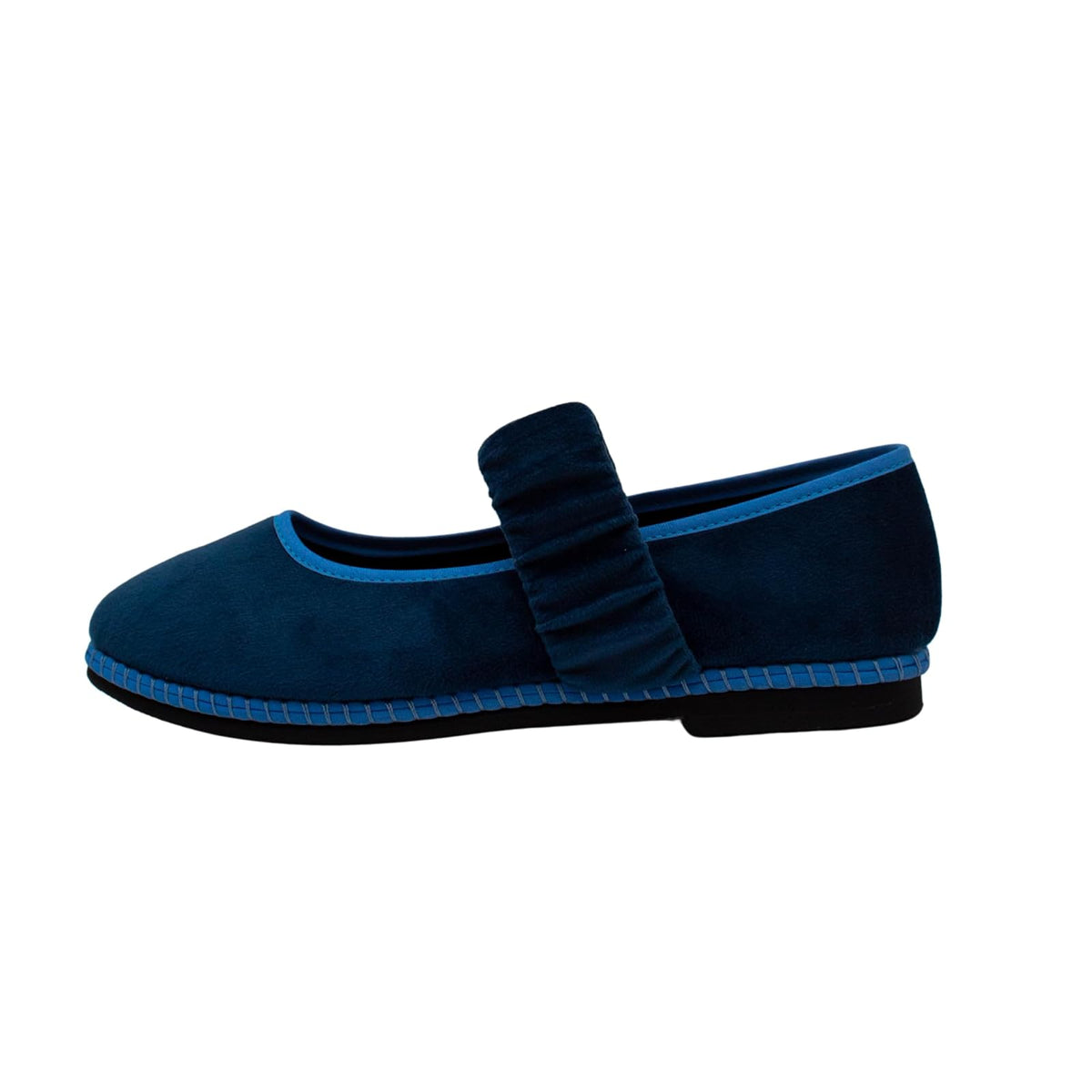 Pulaski Ballerina Donatella Zapatos Planos Mary Jane para Mujer - 23.0 cm - Azul Real