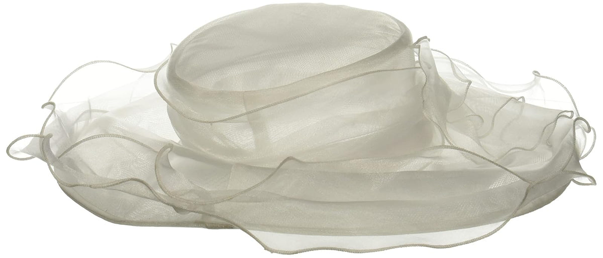 San Diego Hat Company Sombrero de Vestir para Mujer con ala y Lazo Doble