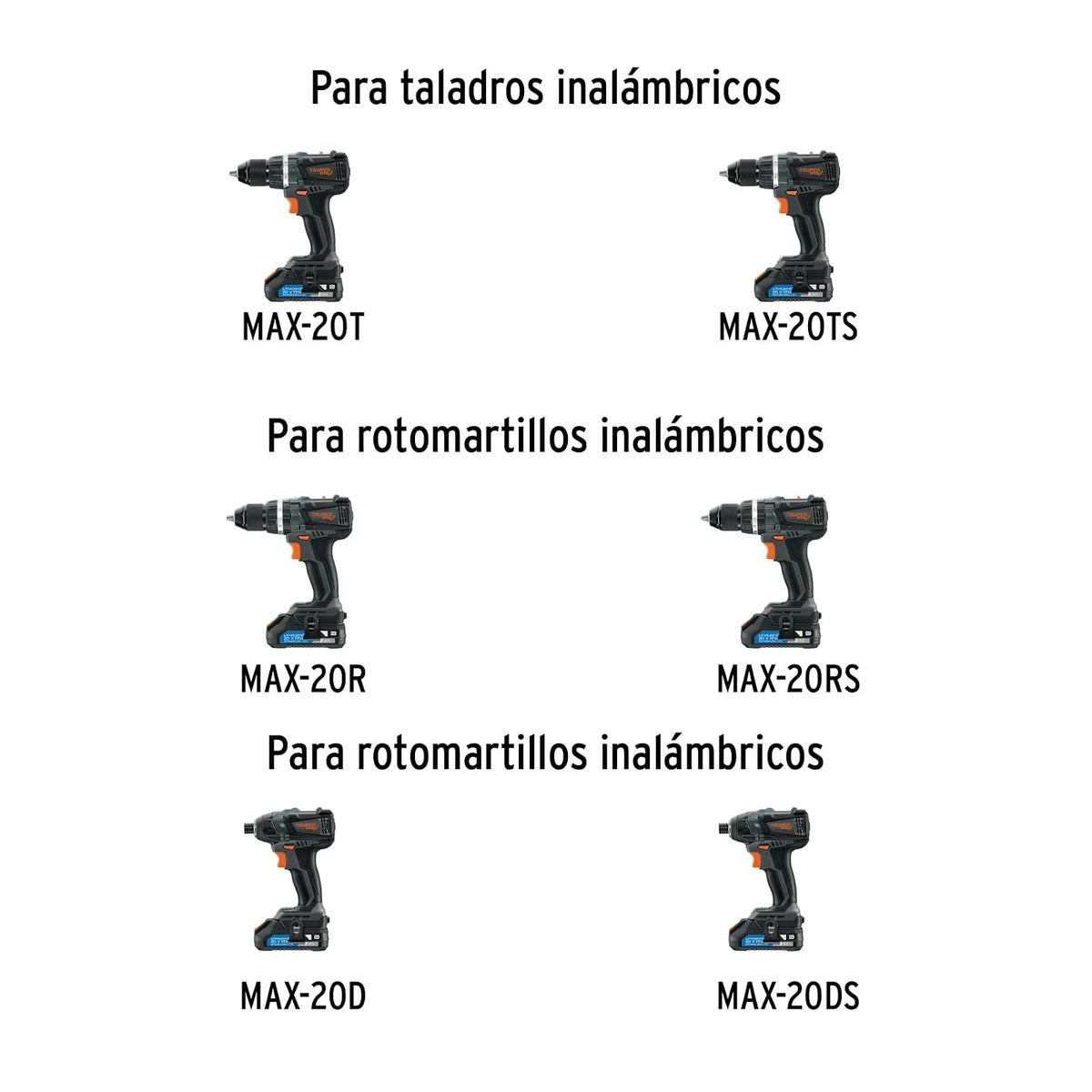 Truper Max MAX-BA4 Batería ion litio Truper MAX 20V, 4Ah