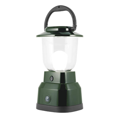Enbrighten Linterna LED 11016, funciona con pilas, acabado blanco brillante, 500 lúmenes, 180 horas de tiempo de funcionamiento, 3 niveles de luz, ideal para exteriores, camping, huracán, tormenta, tornado y emergencia, verde | 4D