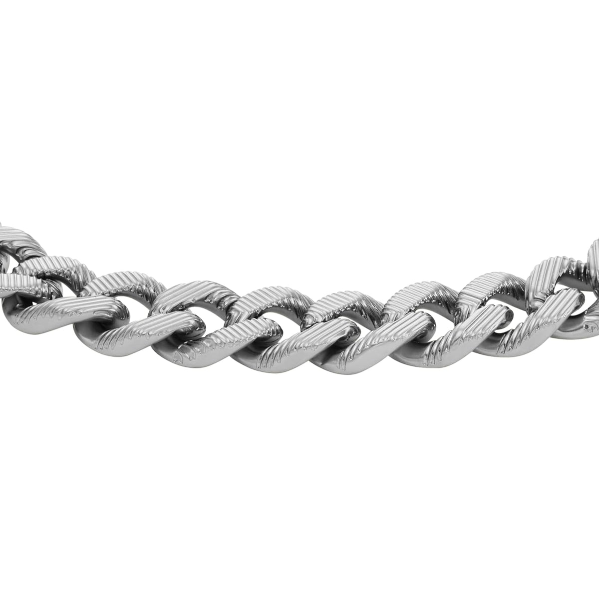 Fossil Pulsera modelo: jf04697040 harlow de acero inoxidable en color plateado unisex