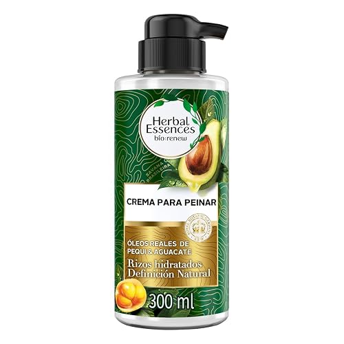 Herbal Essences Crema para peinar rizos Nutre e Hidrata Pequi 300 ml