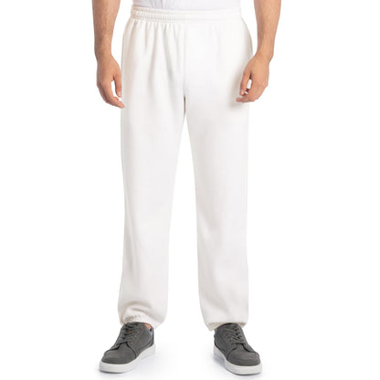 Fruit of the Loom Eversoft Pantalones Deportivos de Forro Polar para Hombre - Blanco - 2XL