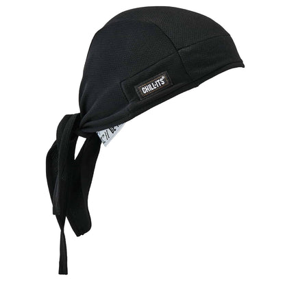 Ergodyne Chill-Its 6615 - Gorro Dew Rag - Negro - Gorro Dew Rag