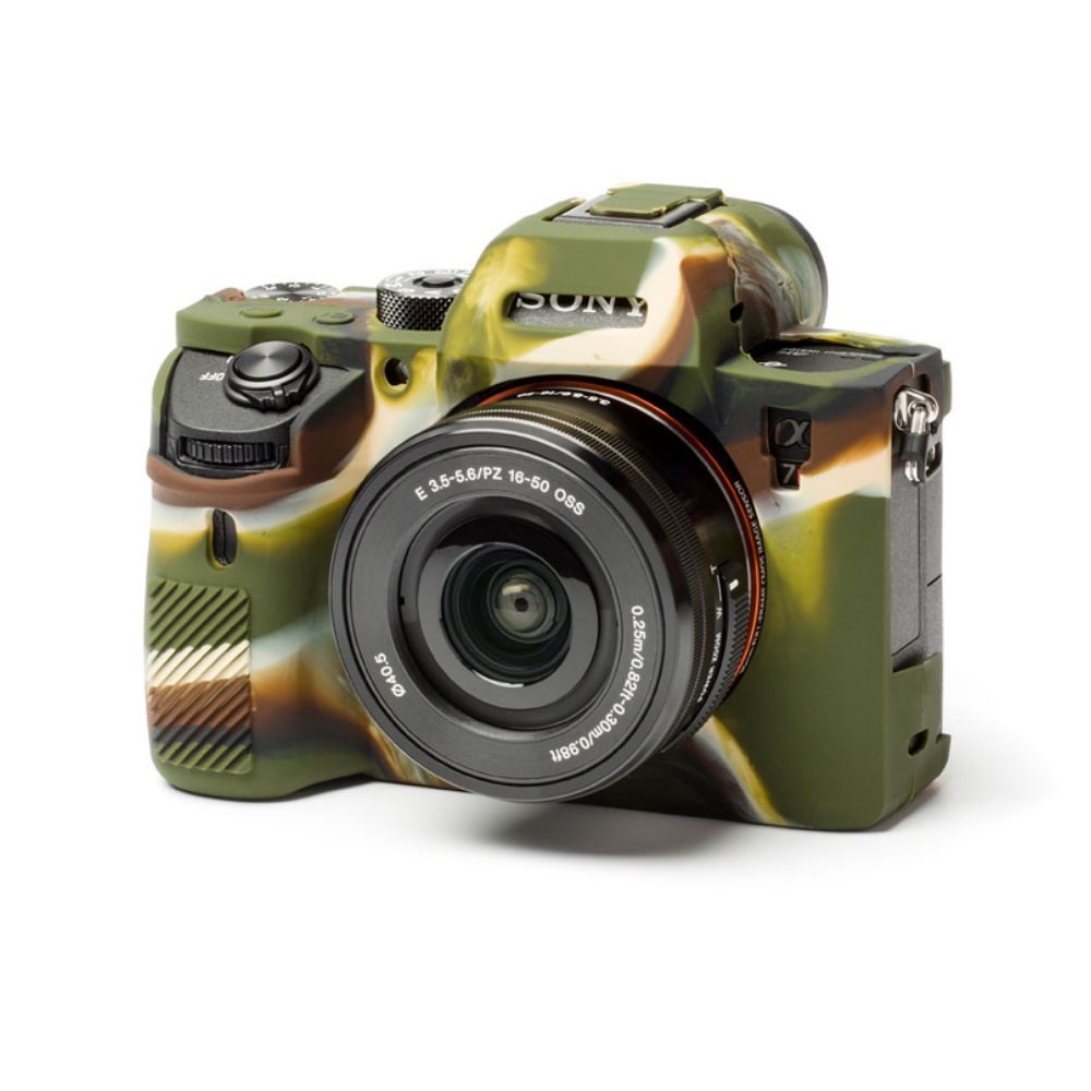 EasyCover - Funda de Silicona para cámara - Protección para su cámara Sony A9/A7R 3 - Camuflaje