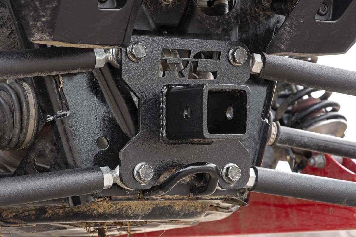 Rough Country 2" UTV Receiver Hitch for 14-21 Polaris RZR 1000/1000XP - 93039, Black