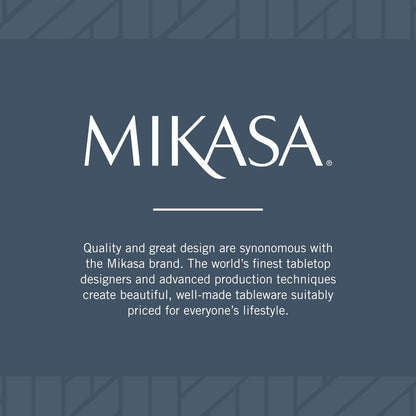 Mikasa Delray - Juego de vajilla blanca de 40 piezas, servicio para 8, platos de porcelana duraderos, cuencos y tazas, apto para lavaplatos y microondas